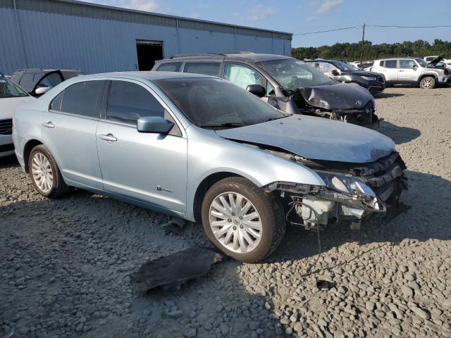 3FADP0L31AR221259 - 2010 FORD FUSION HYBRID BLUE photo 4