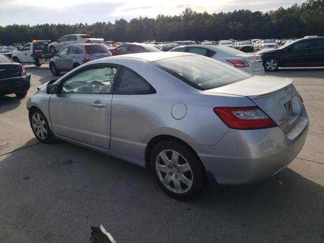 2HGFG12609H518102 - 2009 HONDA CIVIC LX GRAY photo 2