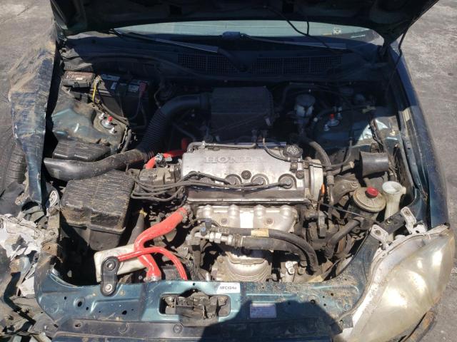 1HGEJ6125WL062928 - 1998 HONDA CIVIC DX მწვანე ფოტო 11