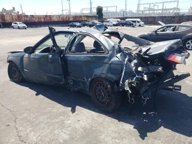 1HGEJ6125WL062928 - 1998 HONDA CIVIC DX მწვანე ფოტო 2