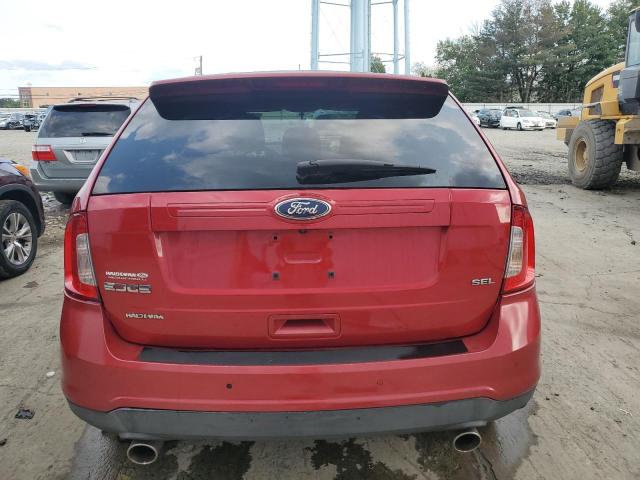2FMDK3JC4BBA14776 - 2011 FORD EDGE SEL წითელი ფოტო 6