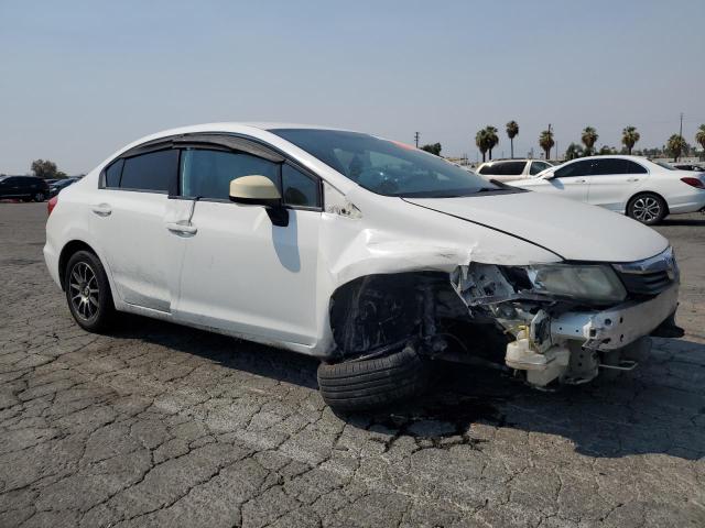 19XFB2E53CE020243 - 2012 HONDA CIVIC LX WHITE photo 4