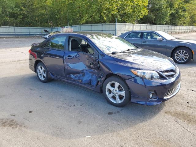 2T1BU4EE4BC738627 - 2011 TOYOTA COROLLA BASE BLUE photo 4