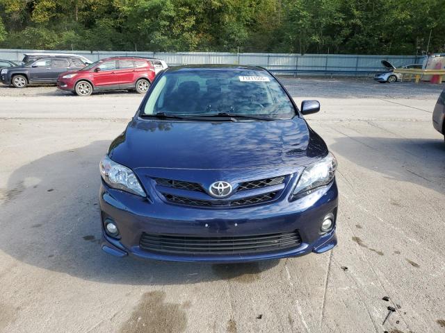 2T1BU4EE4BC738627 - 2011 TOYOTA COROLLA BASE BLUE photo 5