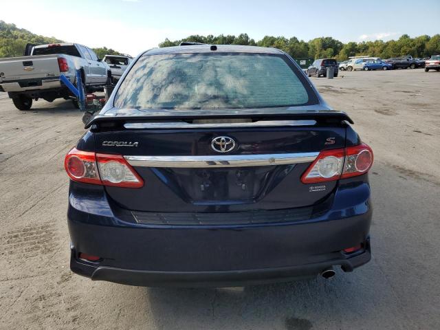 2T1BU4EE4BC738627 - 2011 TOYOTA COROLLA BASE BLUE photo 6