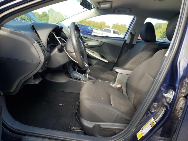 2T1BU4EE4BC738627 - 2011 TOYOTA COROLLA BASE BLUE photo 7