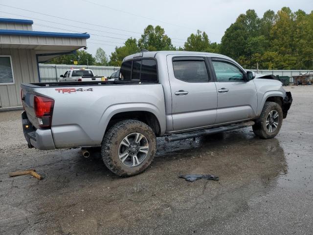 3TMCZ5AN3KM236264 - 2019 TOYOTA TACOMA DOUBLE CAB SILVER photo 3