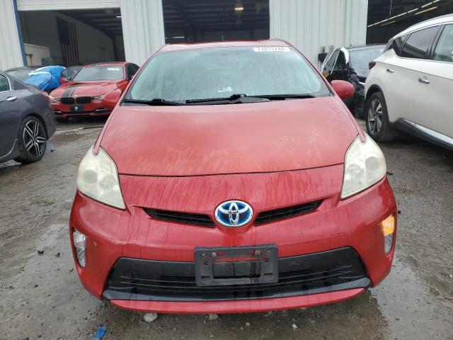 JTDKN3DU3C1511290 - 2012 TOYOTA PRIUS RED photo 5