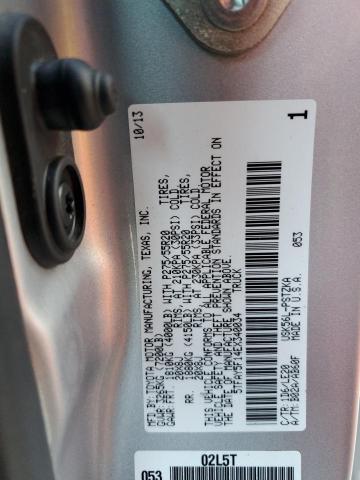 5TFAY5F14EX340034 - 2014 TOYOTA TUNDRA CREWMAX PLATINUM Silber Foto 12