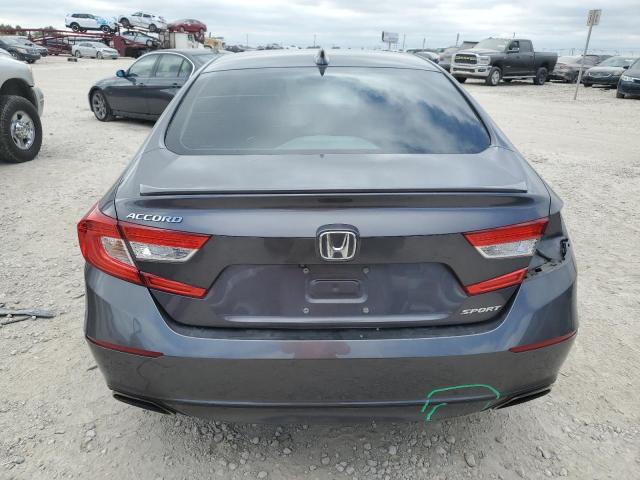 1HGCV1F30JA259333 - 2018 HONDA ACCORD SPORT GRAY photo 6