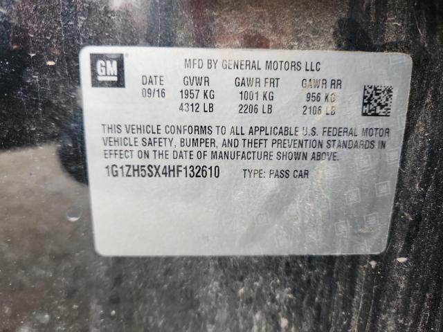 1G1ZH5SX4HF132610 - 2017 CHEVROLET MALIBU PREMIER BLACK photo 12