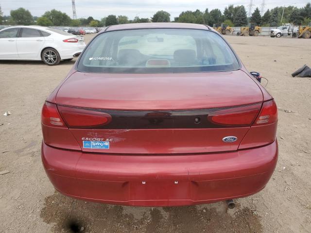 1FAFP13P1XW117006 - 1999 FORD ESCORT SE 勃艮第红 照片 6