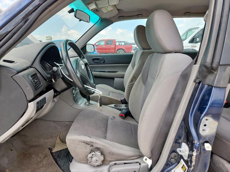 JF1SG63666H736500 - 2006 SUBARU FORESTER 2.5X BLUE photo 7