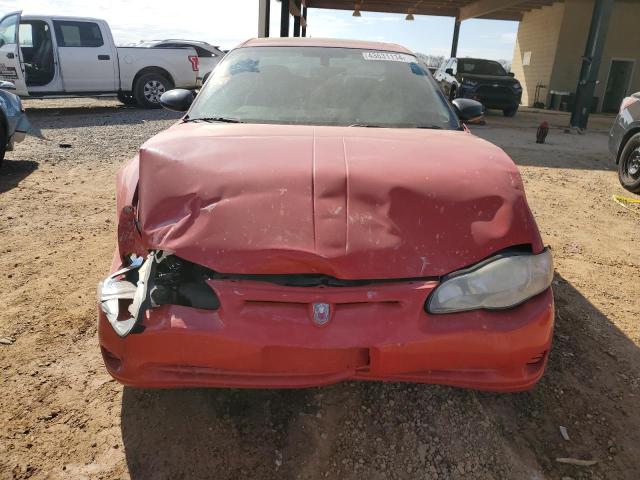 2G1WW12E049240774 - 2004 CHEVROLET MONTECARLO LS 红色 照片 5