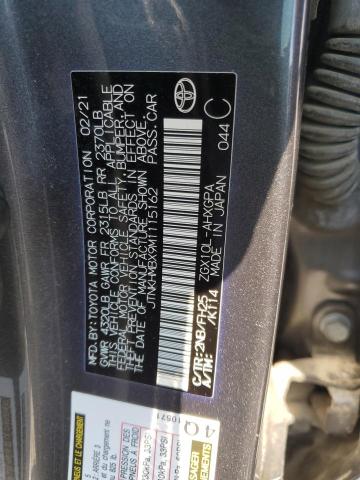 JTNKHMBX9M1115162 - 2021 TOYOTA C-HR XLE GRAY photo 13