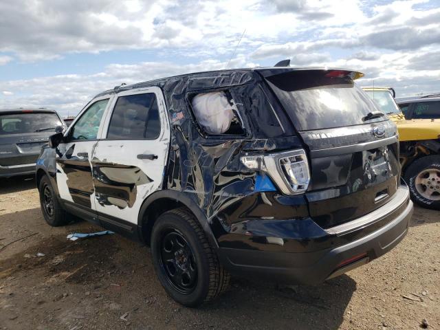 1FM5K8ARXJGC96743 - 2018 FORD EXPLORER POLICE INTERCEPTOR BLACK photo 2