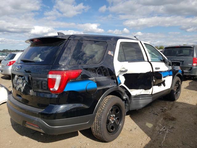 1FM5K8ARXJGC96743 - 2018 FORD EXPLORER POLICE INTERCEPTOR BLACK photo 3