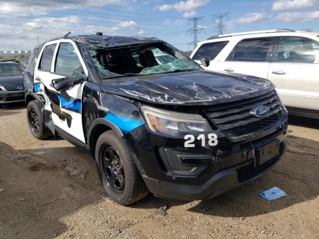 1FM5K8ARXJGC96743 - 2018 FORD EXPLORER POLICE INTERCEPTOR BLACK photo 4