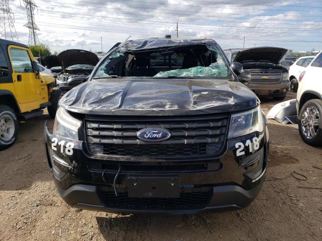 1FM5K8ARXJGC96743 - 2018 FORD EXPLORER POLICE INTERCEPTOR BLACK photo 5