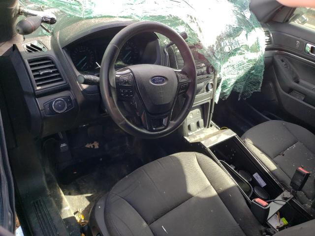 1FM5K8ARXJGC96743 - 2018 FORD EXPLORER POLICE INTERCEPTOR BLACK photo 8