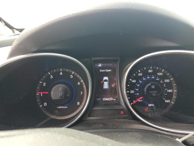 5XYZWDLA7DG043283 - 2013 HYUNDAI SANTA FE S BLACK photo 9