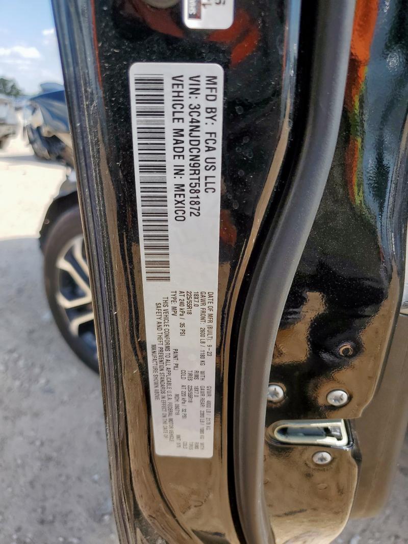 3C4NJDCN9RT581872 - 2024 JEEP COMPASS LIMITED BLACK photo 14