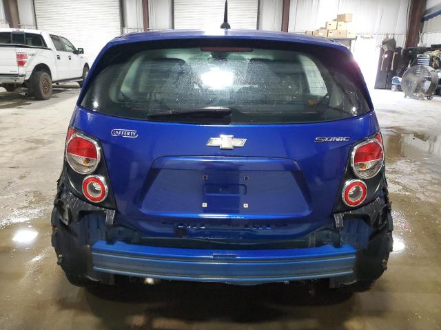 1G1JB6SH1C4191521 - 2012 CHEVROLET SONIC LS BLUE photo 6