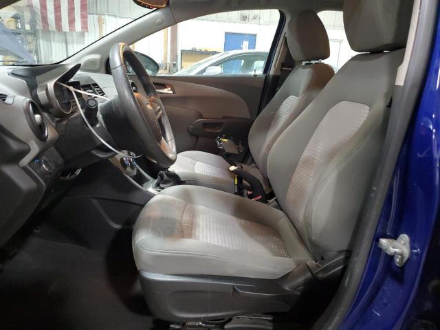 1G1JB6SH1C4191521 - 2012 CHEVROLET SONIC LS BLUE photo 7