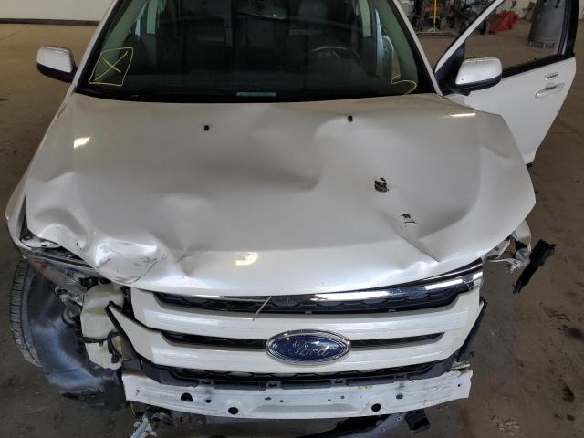 2FMDK4JC5DBB20484 - 2013 FORD EDGE SEL WHITE photo 12