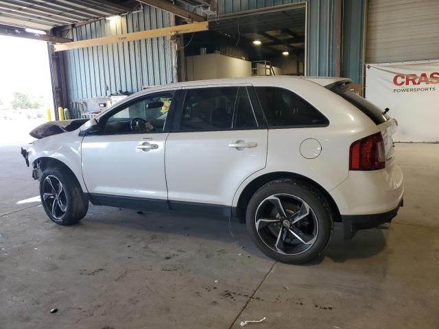 2FMDK4JC5DBB20484 - 2013 FORD EDGE SEL WHITE photo 2