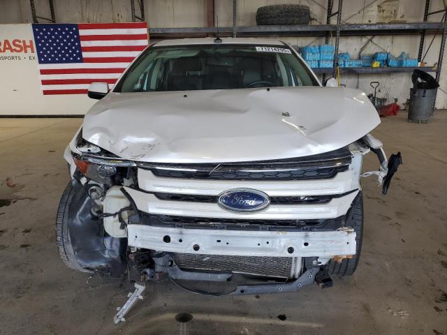 2FMDK4JC5DBB20484 - 2013 FORD EDGE SEL WHITE photo 5