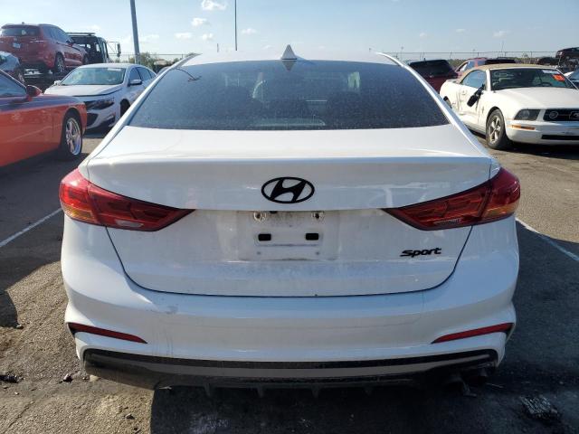 KMHD04LB0HU355613 - 2017 HYUNDAI ELANTRA SPORT WHITE photo 6