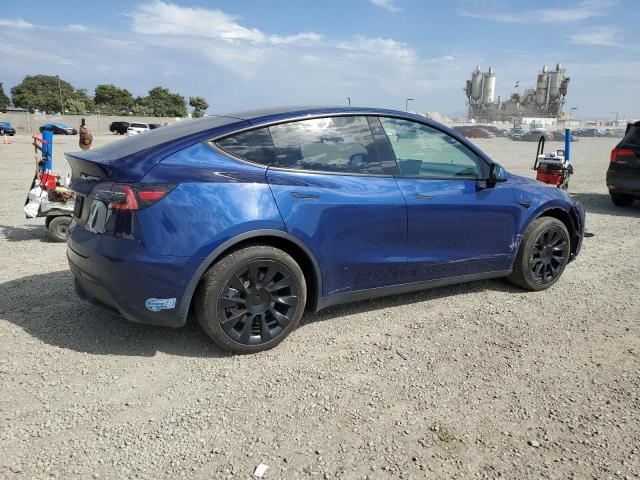 5YJYGDEE7MF091625 - 2021 TESLA MODEL Y BLUE photo 3