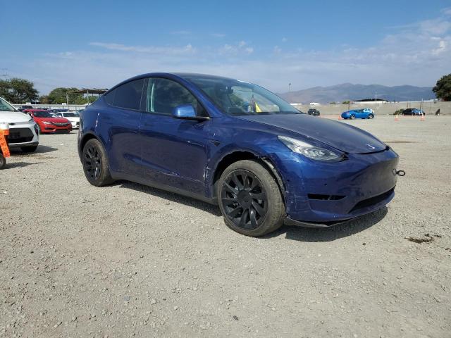 5YJYGDEE7MF091625 - 2021 TESLA MODEL Y BLUE photo 4