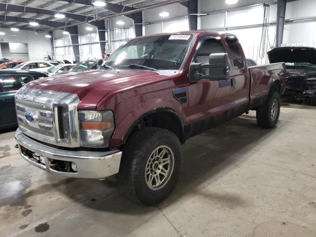 1FTWX31R38EA91428 - 2008 FORD F350 SRW SUPER DUTY BURGUNDY photo 1