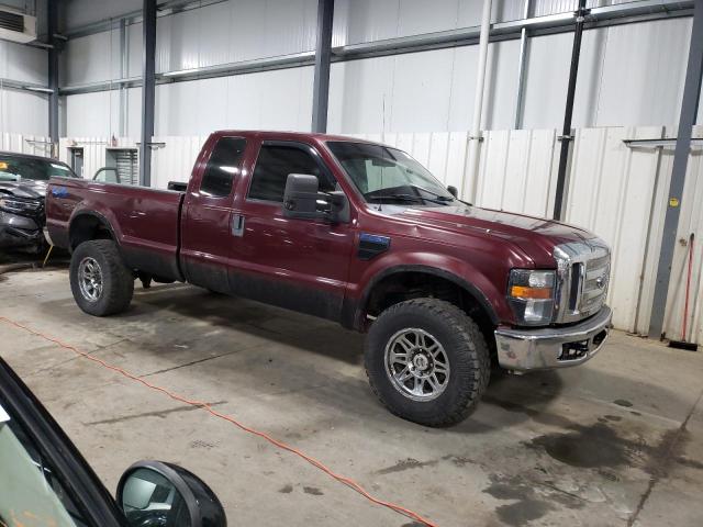 1FTWX31R38EA91428 - 2008 FORD F350 SRW SUPER DUTY BURGUNDY photo 4