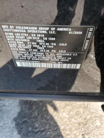 1V2WR2CA5LC503041 - 2020 VOLKSWAGEN ATLAS SE 黑色 照片 13