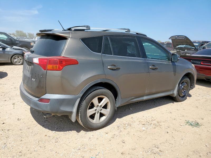 2T3WFREV8EW093970 - 2014 TOYOTA RAV4 XLE BROWN photo 3