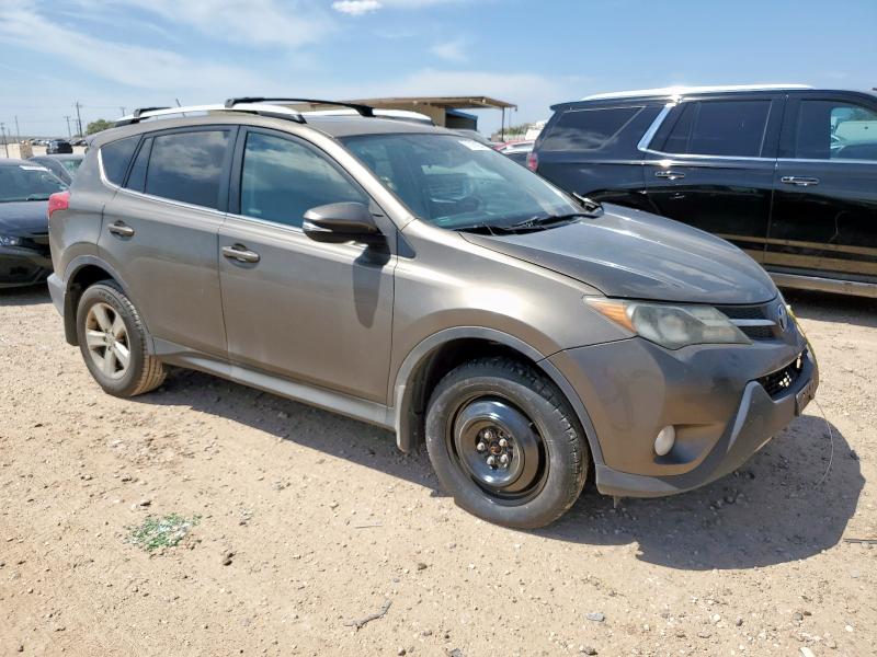 2T3WFREV8EW093970 - 2014 TOYOTA RAV4 XLE BROWN photo 4