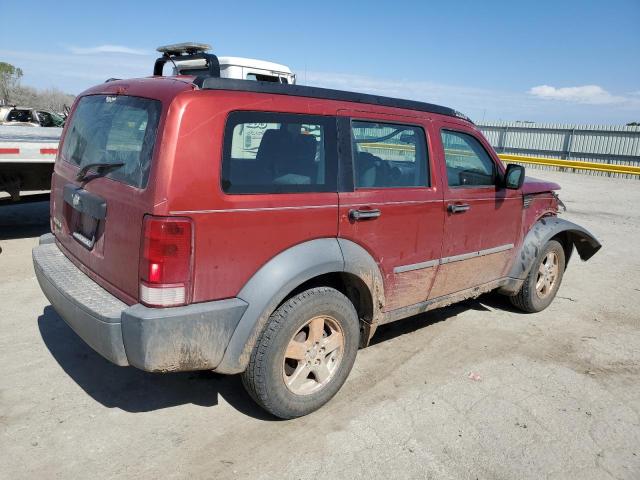 1D8GT28K97W606381 - 2007 DODGE NITRO SXT RED photo 3