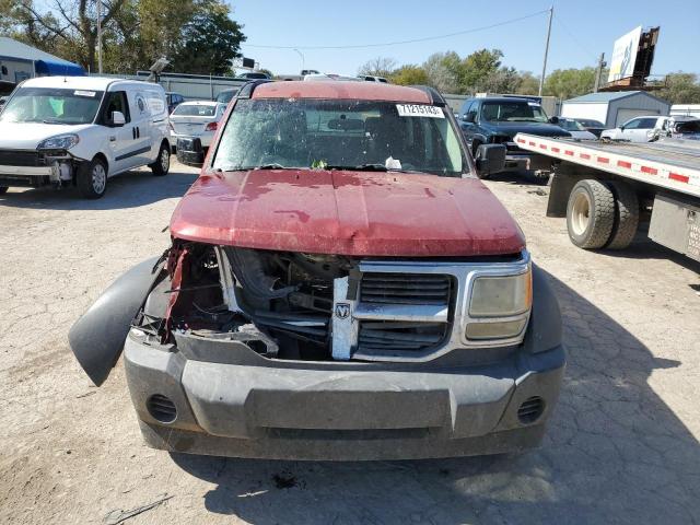 1D8GT28K97W606381 - 2007 DODGE NITRO SXT RED photo 5