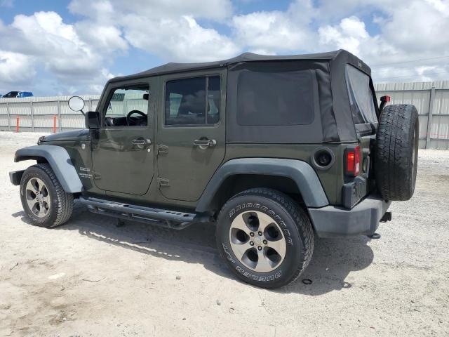 1C4BJWDG8FL717737 - 2015 JEEP WRANGLER U SPORT GREEN photo 2