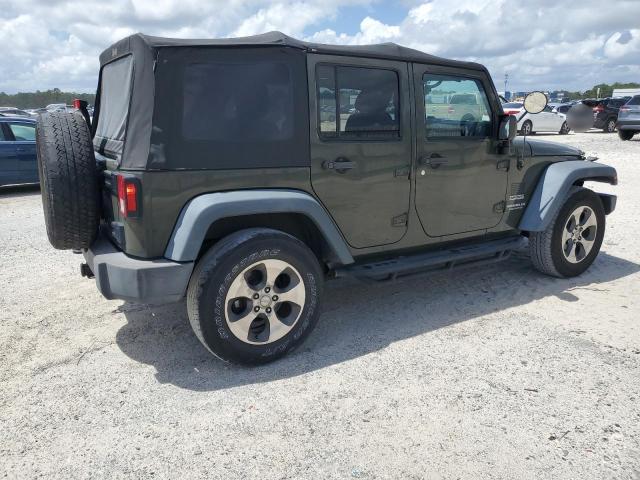 1C4BJWDG8FL717737 - 2015 JEEP WRANGLER U SPORT GREEN photo 3