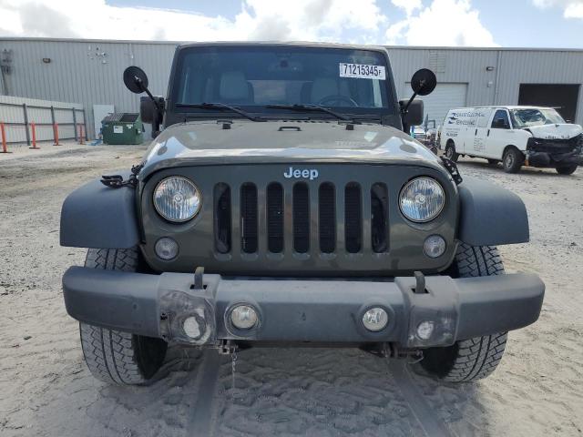 1C4BJWDG8FL717737 - 2015 JEEP WRANGLER U SPORT GREEN photo 5