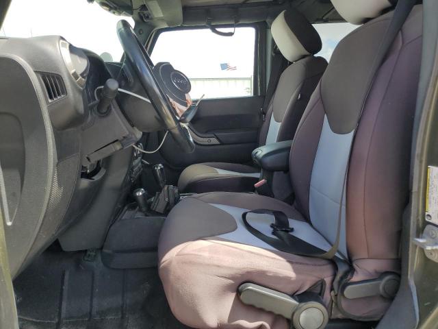 1C4BJWDG8FL717737 - 2015 JEEP WRANGLER U SPORT GREEN photo 7