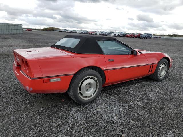 1G1YY3186H5116148 - 1987 CHEVROLET CORVETTE RED photo 3