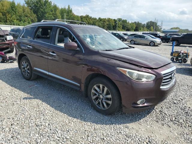 5N1AL0MM8FC506753 - 2015 INFINITI QX60 BURGUNDY photo 4