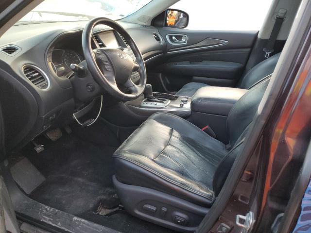 5N1AL0MM8FC506753 - 2015 INFINITI QX60 BURGUNDY photo 7