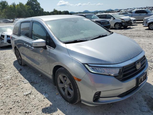 5FNRL6H52NB017392 - 2022 HONDA ODYSSEY EX GRAY photo 4