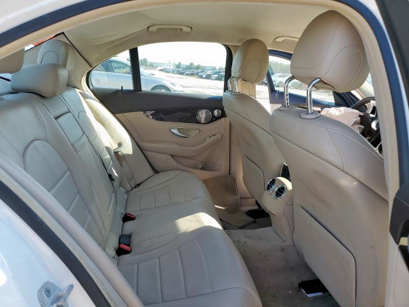 55SWF4KB8FU095656 - 2015 MERCEDES-BENZ C 300 4MATIC WHITE photo 10